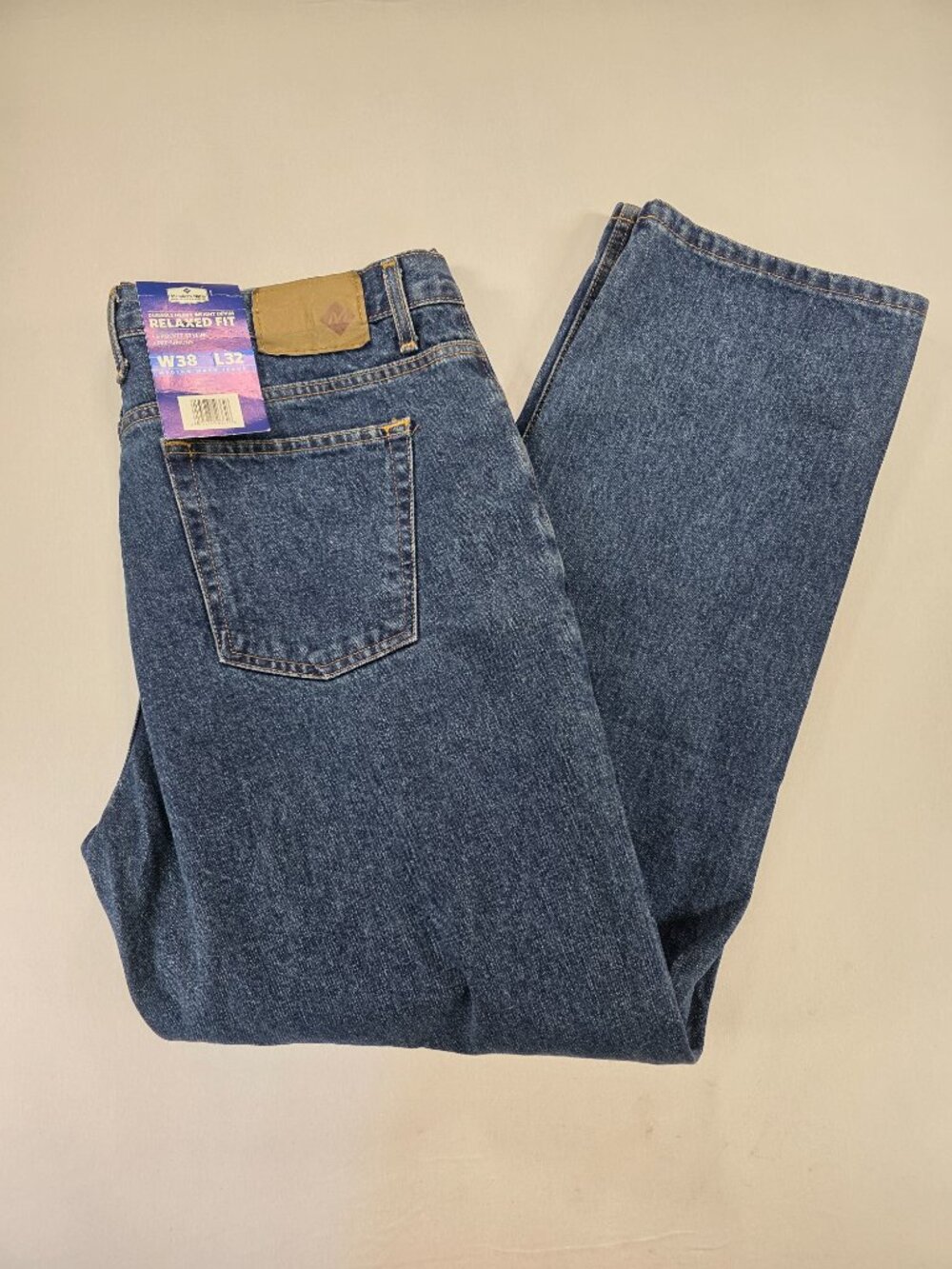 Member's Mark Men's Relaxed Fit Denim Jeans Size 38x32 NWT